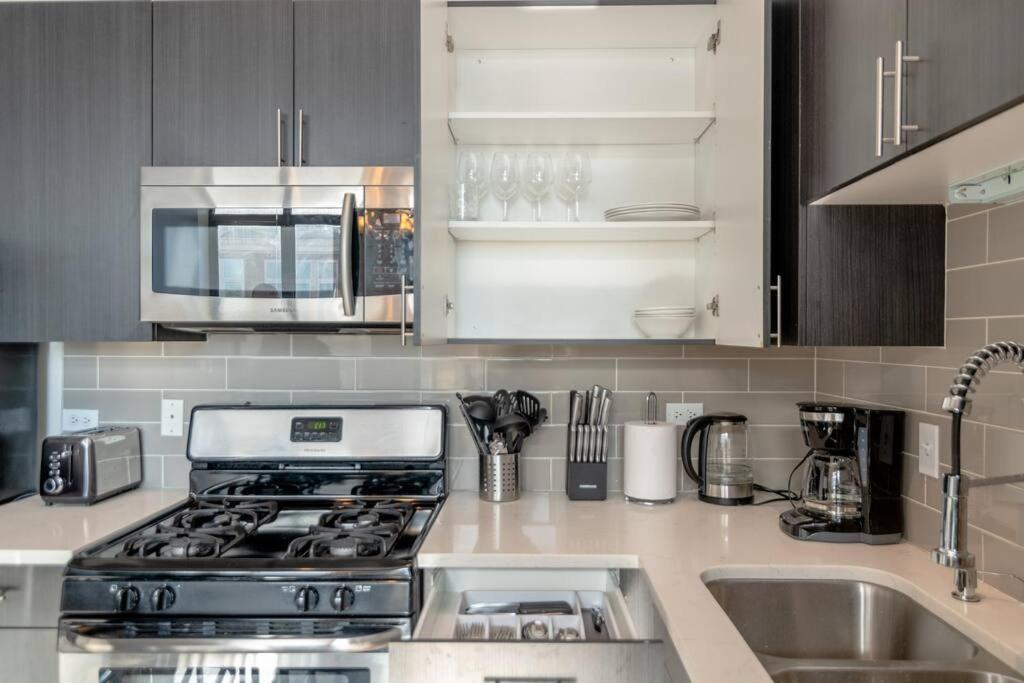 Spacious 2Br Vacation Rental With City View, Optional Parking And Gym Near Mccormick Place & Downtown Chicago Attractions Exteriör bild